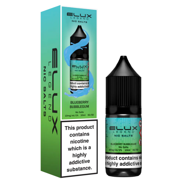 Elux Nic Salts 20mg 10 Pk Blueberry Blgm