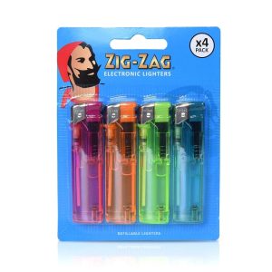 Zig Zag 4 Pk Electronic Lighters